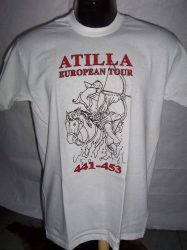 Atilla European Tour póló fehér