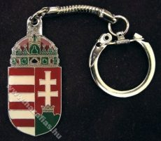 Kulcstartó,Magyar címer, festett korona