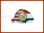 Kitűző-Magyarország, osztott, lombos címer,nagy-T