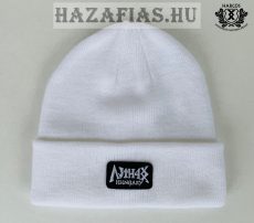 Magyar Harcos-Kötött sapka-Rovás hímzéssel akril/fehér