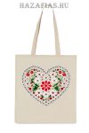 Vászontáska szív 1