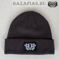 Magyar Harcos-Kötött sapka-Pajzs hímzéssel/fekete