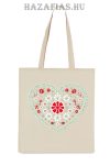 Vászontáska szív 2