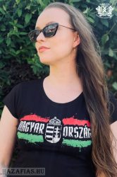 Magyar harcos/Magyarország - hol élned, halnod kell női póló