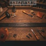 Bőröv rovásírással "Csodaszarvas" fekete