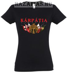 Kárpátia-női póló-zászlós