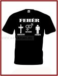 "Fehér-Hetero-Keresztény" póló